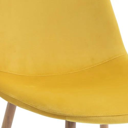 SILLA STENMARK MOSTAZA PATAS COLOR NATURAL