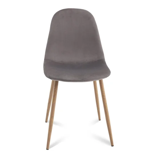 SILLA STENMARK GRIS PATAS COLOR NATURAL 2
