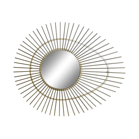MIROIR MÉTALLIQUE DORÉ ESTRELICIA