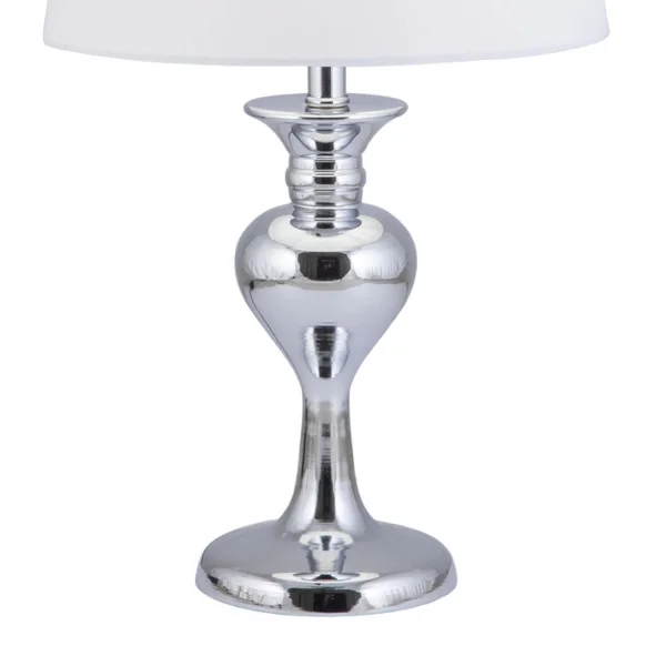 LAMPE DE TABLE CHROMÉE E27 CONSTANZA