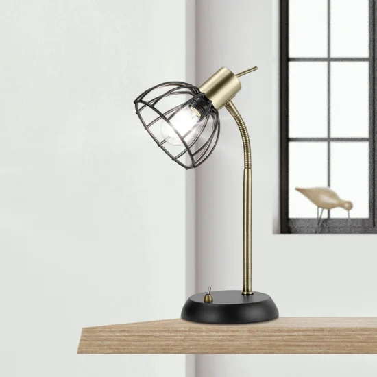 LAMPE DE TABLE NOIR MAT GABRIELLE