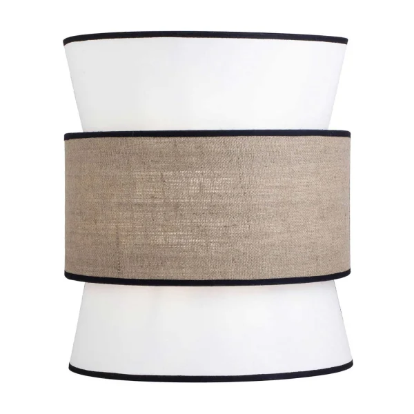 APLIQUE DE PARED 2 LUCES BLANCO/TOSTADO PAOLA APLIQUE DE PARED 2 LUCES BLANCO/TOSTADO PAOLA