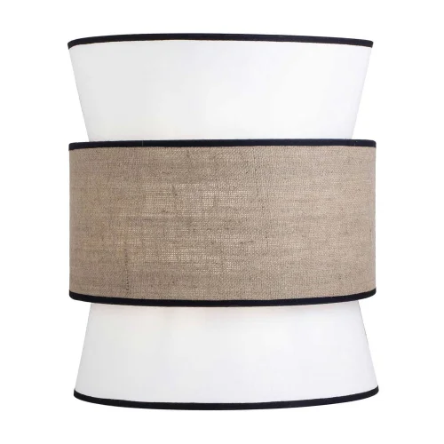 APLIQUE DE PARED 2 LUCES BLANCO/TOSTADO PAOLA APLIQUE DE PARED 2 LUCES BLANCO/TOSTADO PAOLA