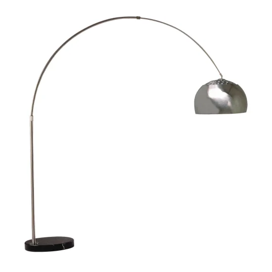 LÁMPARA DE PIE MÁRMOL CROMO MILSA