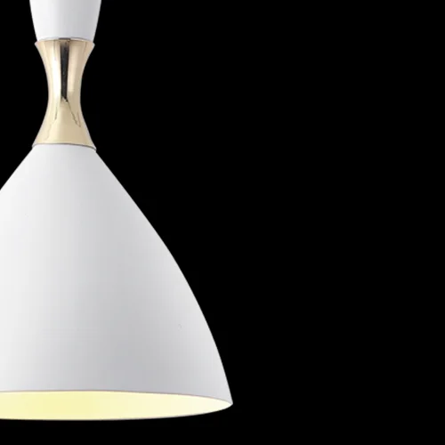 SUSPENSION BLANC/DORÉ BRICE