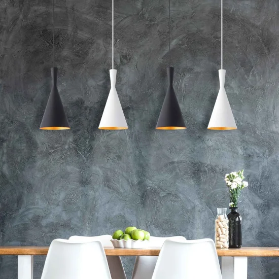 LÁMPARA DE TECHO ACERO NEGRA Ø 18,5 CM ODELL 2