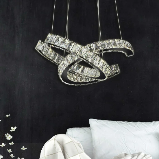 LAMPE DE PLAFOND CRISTAL JULIETTE LED 40W 4000K