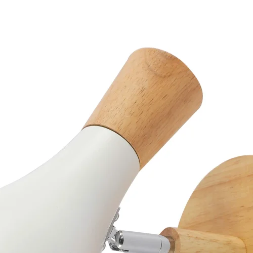 APLIQUE DE PARED MADERA/BLANCO HERDIS