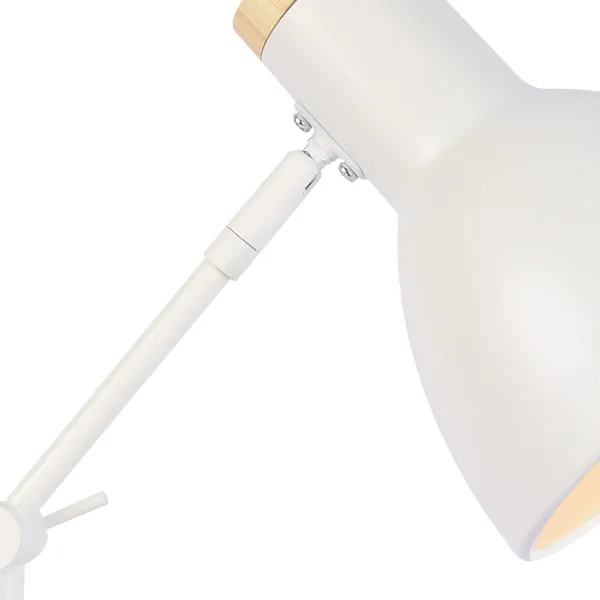 LÁMPARA DE MESA MADERA/BLANCO ANNELISE