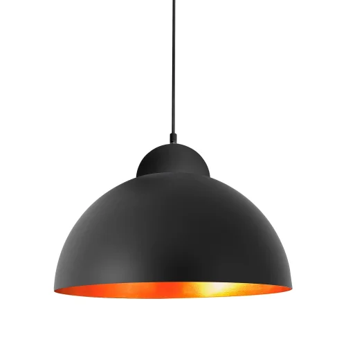 LÁMPARA DE TECHO Ø 40 CM NEGRO/DORADO MONTSERRAT LÁMPARA DE TECHO Ø 40 CM NEGRO/DORADO MONTSERRAT