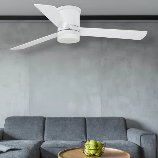 VENTILATEUR DE PLAFOND 18 W RÉGLABLE BLANC NAYSA