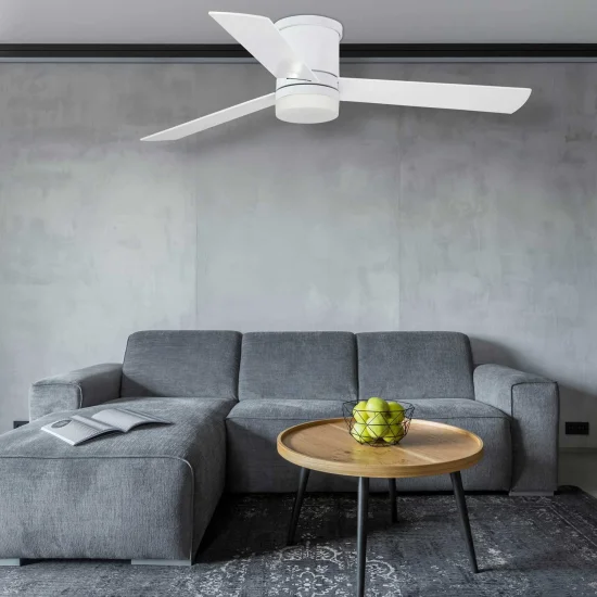 VENTILATEUR DE PLAFOND 18 W RÉGLABLE BLANC NAYSA 2