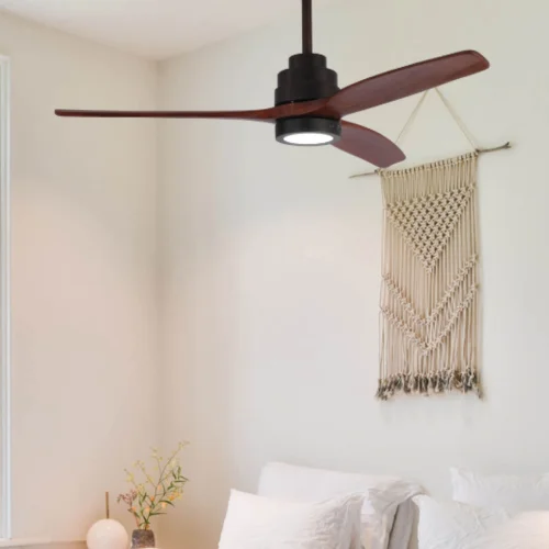 VENTILATEUR DE PLAFOND CONDUIT KALEO 15W 4000K CAFÉ