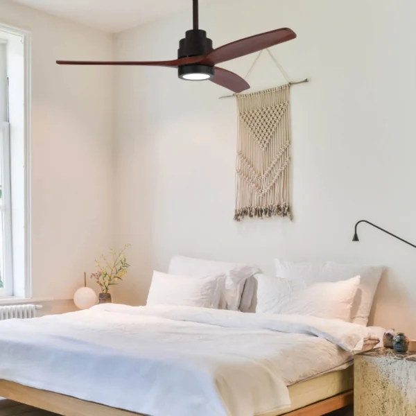 VENTILATEUR DE PLAFOND CONDUIT KALEO 15W 4000K CAFÉ