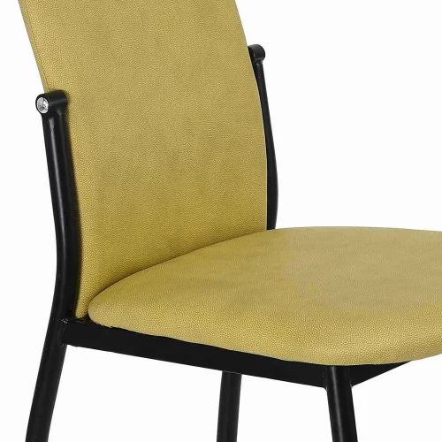 SILLA TAPIZADA LADY AMARILLA