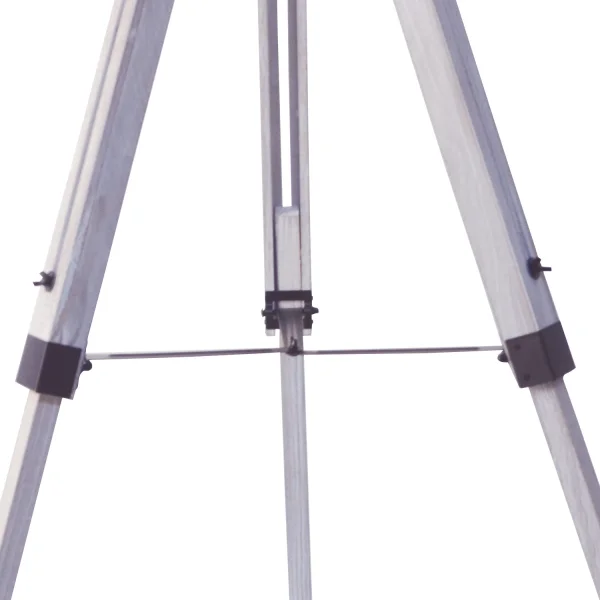 LAMPADAIRE COSME ACIER VIEILLI BLANC AVEC GRILLE