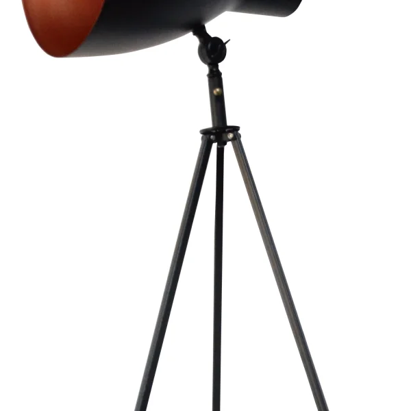 LAMPADAIRE ACIER NOIR HUDSON