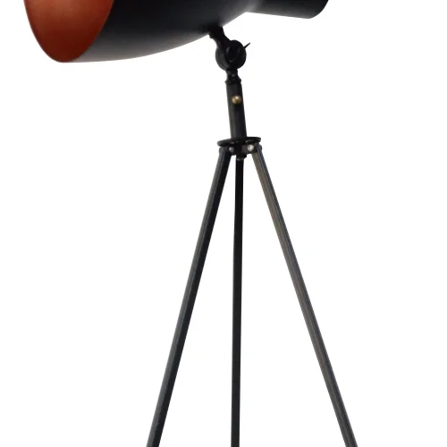 LAMPADAIRE ACIER NOIR HUDSON