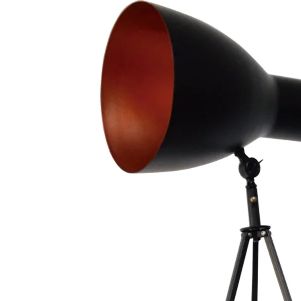 LAMPADAIRE ACIER NOIR HUDSON