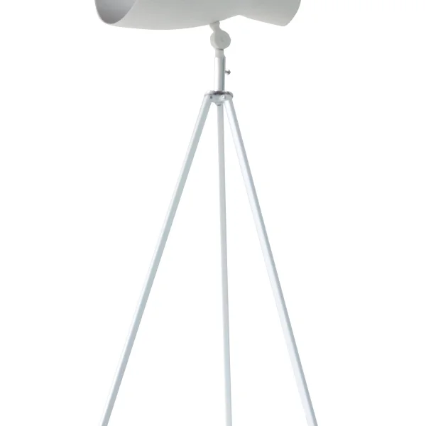 LAMPADAIRE ACIER BLANC HUDSON