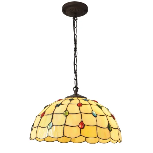 SUSPENSION 2 LUMIÈRES 40 CM TIFFANY JEWEL