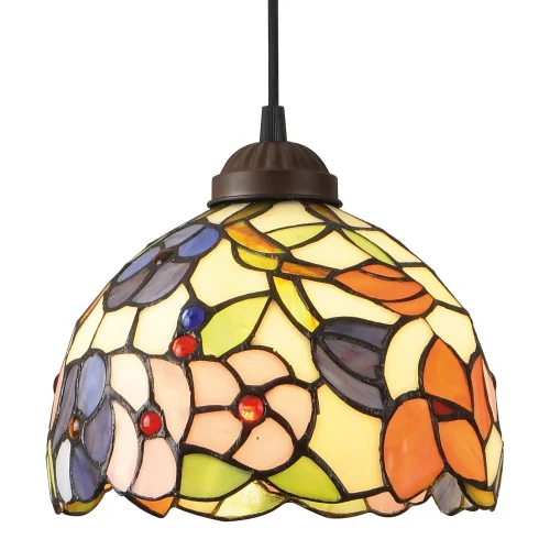 SUSPENSION 1 LUMIÈRE 20 CM TIFFANY FLOWERS