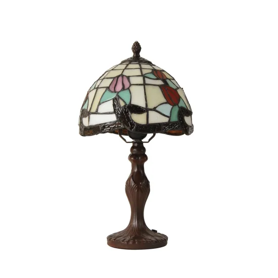 LAMPE DE TABLE 1 LUMIÈRE 20 CM TIFFANY KATY 2