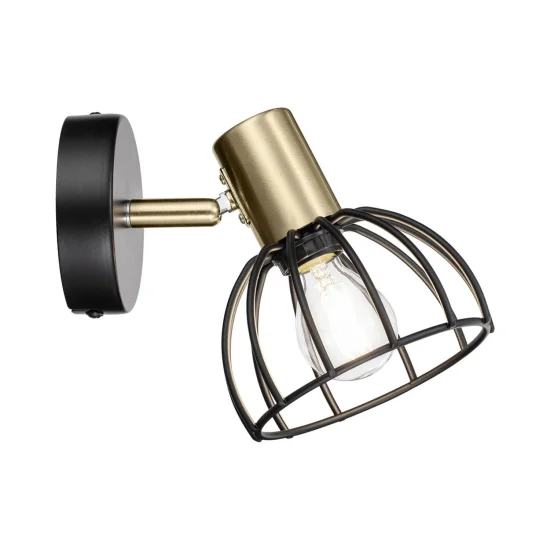 APPLIQUE MURALE NOIR MAT GABRIELLE