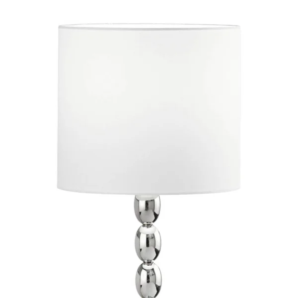 LAMPE DE TABLE 1 LUMIÈRE CHROME ABBY