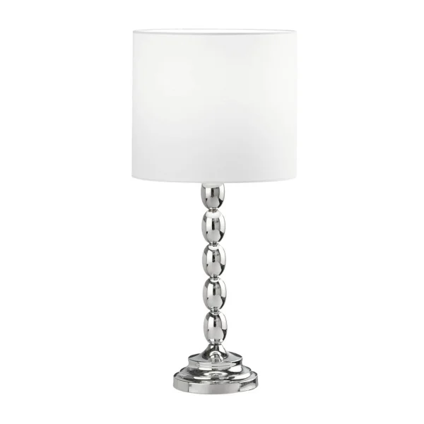 LAMPE DE TABLE 1 LUMIÈRE CHROME ABBY