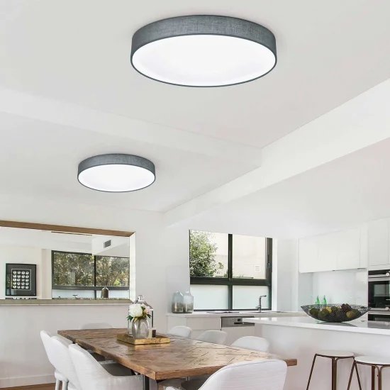 PLAFONNIER LED RÉGLABLE 40 W GRIS CARLO 2