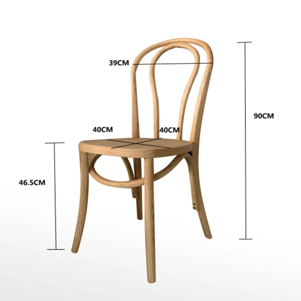 CHAISE EN BOIS DE BOULEAU NATUREL AKIRA CHAISE EN BOIS DE BOULEAU NATUREL AKIRA