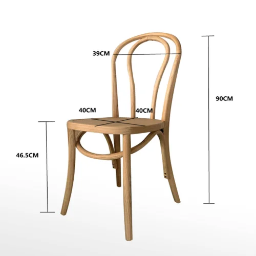 CHAISE EN BOIS DE BOULEAU NATUREL AKIRA CHAISE EN BOIS DE BOULEAU NATUREL AKIRA