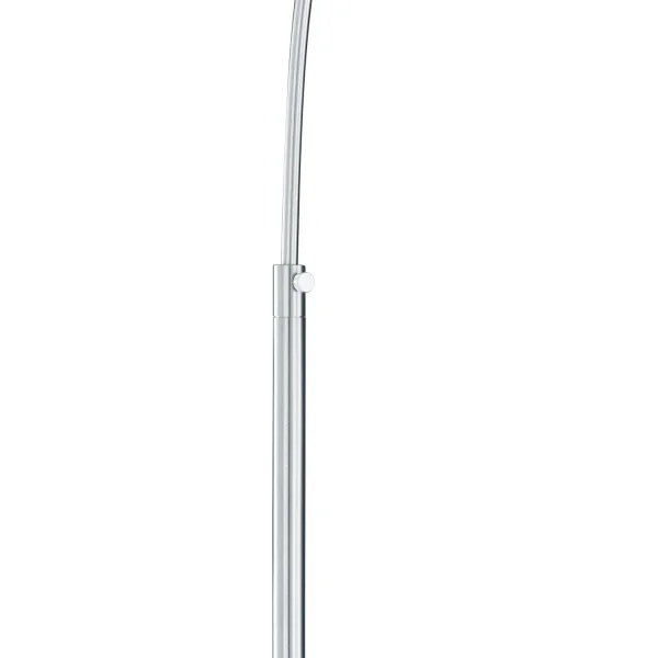 LAMPADAIRE MÉTAL NICKEL MAT ABAT-JOUR BLANC BROOME LAMPADAIRE MÉTAL NICKEL MAT ABAT-JOUR BLANC BROOME