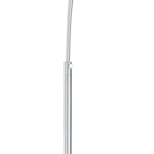 LAMPADAIRE MÉTAL NICKEL MAT ABAT-JOUR BLANC BROOME LAMPADAIRE MÉTAL NICKEL MAT ABAT-JOUR BLANC BROOME