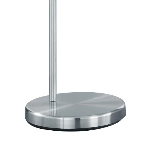 LAMPADAIRE MÉTAL NICKEL MAT ABAT-JOUR BLANC BROOME LAMPADAIRE MÉTAL NICKEL MAT ABAT-JOUR BLANC BROOME