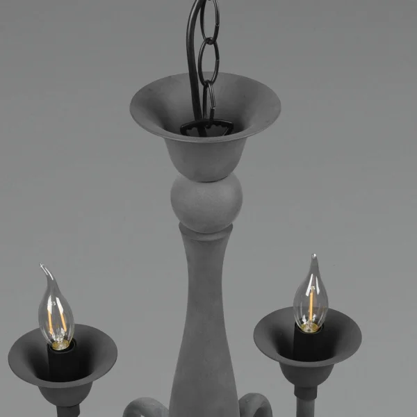 SUSPENSION 5 LUMIÈRES ANTHRACITE CAMILA SUSPENSION 5 LUMIÈRES ANTHRACITE CAMILA