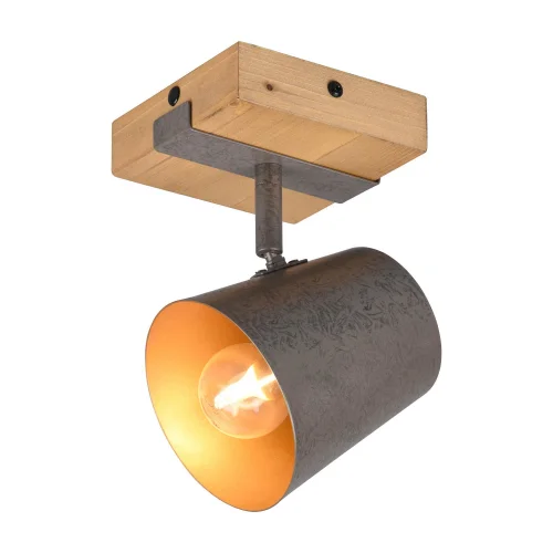 SPOT 1 LUMIÈRE MÉTAL NICKEL ANTIQUE E14 NESTORE