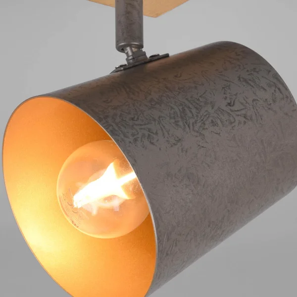 SPOT 1 LUMIÈRE MÉTAL NICKEL ANTIQUE E14 NESTORE