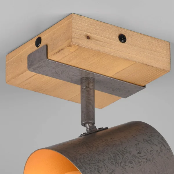 SPOT 1 LUMIÈRE MÉTAL NICKEL ANTIQUE E14 NESTORE