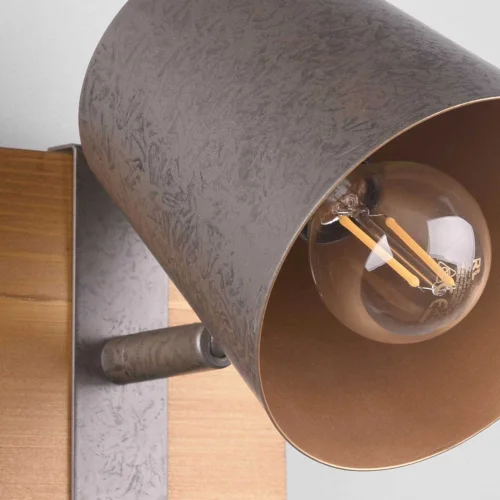 SPOT 1 LUMIÈRE MÉTAL NICKEL ANTIQUE E14 NESTORE