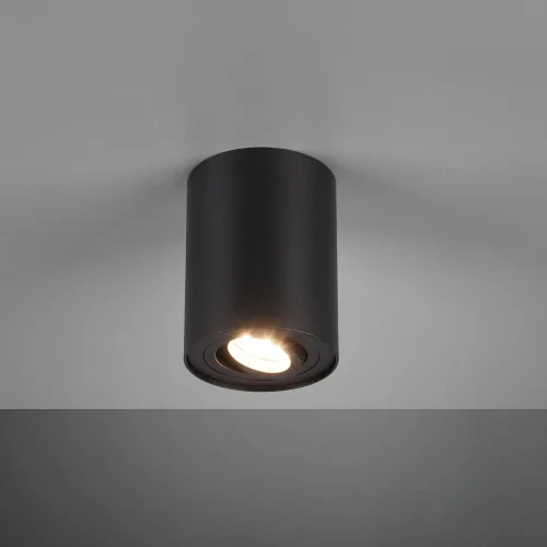 PLAFONNIER 1 LUMIÈRE ORIENTABLE EN MÉTAL NOIR GU10 FORTUNE PLAFONNIER 1 LUMIÈRE ORIENTABLE EN MÉTAL NOIR GU10 FORTUNE