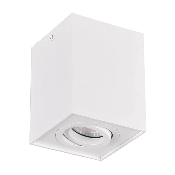 PLAFONNIER 1 LUMIÈRE ORIENTABLE MÉTAL BLANC GU10 GARIBALDI PLAFONNIER 1 LUMIÈRE ORIENTABLE MÉTAL BLANC GU10 GARIBALDI