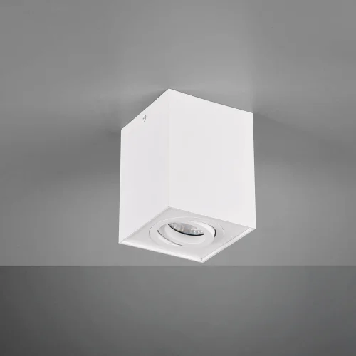 PLAFONNIER 1 LUMIÈRE ORIENTABLE MÉTAL BLANC GU10 GARIBALDI PLAFONNIER 1 LUMIÈRE ORIENTABLE MÉTAL BLANC GU10 GARIBALDI
