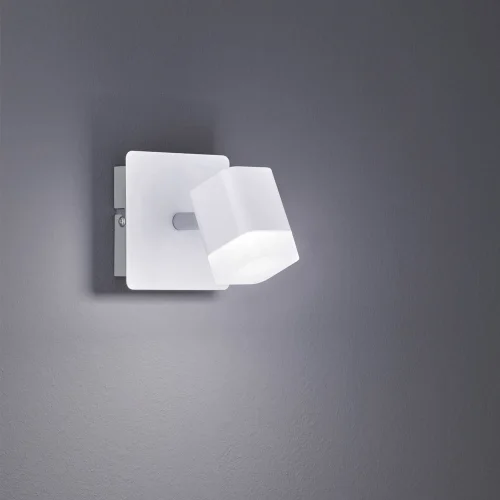 SPOT 1 LUMIÈRE LED 4 W 3000K MÉTAL BLANC ALPHONSE