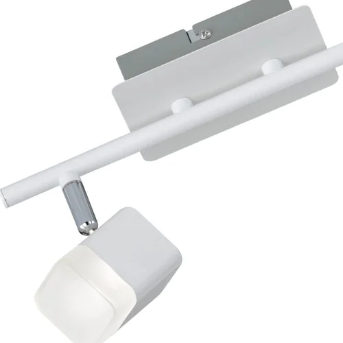 SPOT 2 LUMIÈRES LED 2x4 W 3000K MÉTAL BLANC ALPHONSE SPOT 2 LUMIÈRES LED 2x4 W 3000K MÉTAL BLANC ALPHONSE