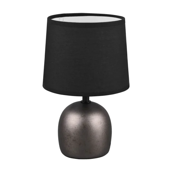 LAMPE DE TABLE EN CÉRAMIQUE NICKEL ANTIQUE KUBRA 2