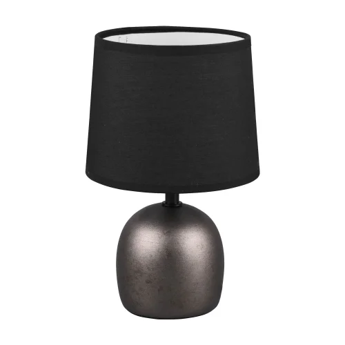 LAMPE DE TABLE EN CÉRAMIQUE NICKEL ANTIQUE KUBRA