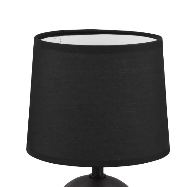 LAMPE DE TABLE EN CÉRAMIQUE NICKEL ANTIQUE KUBRA