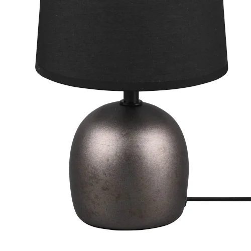 LAMPE DE TABLE EN CÉRAMIQUE NICKEL ANTIQUE KUBRA